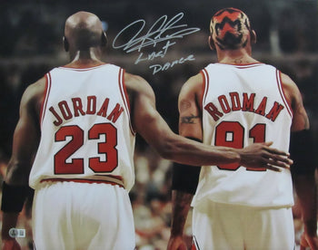 Dennis Rodman Last Dance Signed/Insc 16X20 Photo