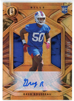 Greg Rousseau Autographed 2019 Panini Gold