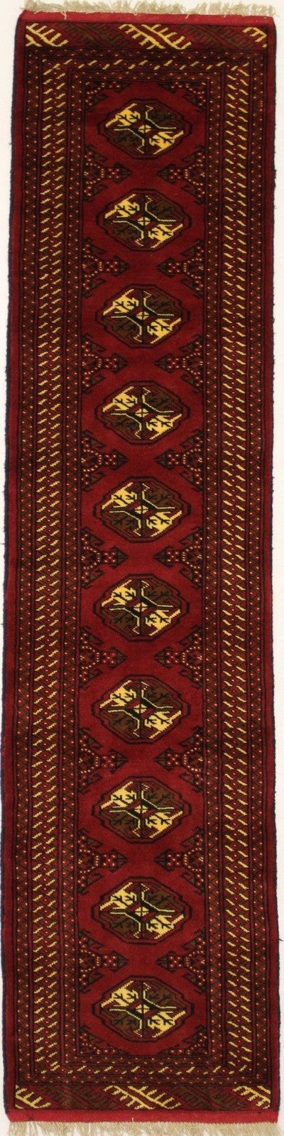 Handmade Farmhouse Tribal Design Runner Rug Oriental Hallway Carpet 2'4X9'7 ft