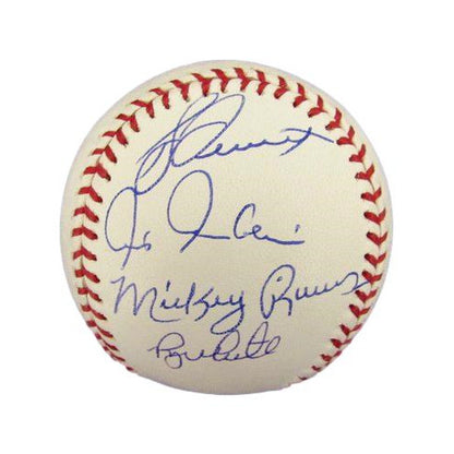 New York Yankees Greats Multi-Signed By 9 Players Oml Baseball 190575