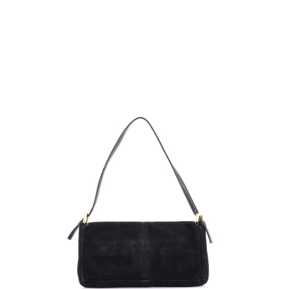 Fendi Flap Baguette Bag Suede