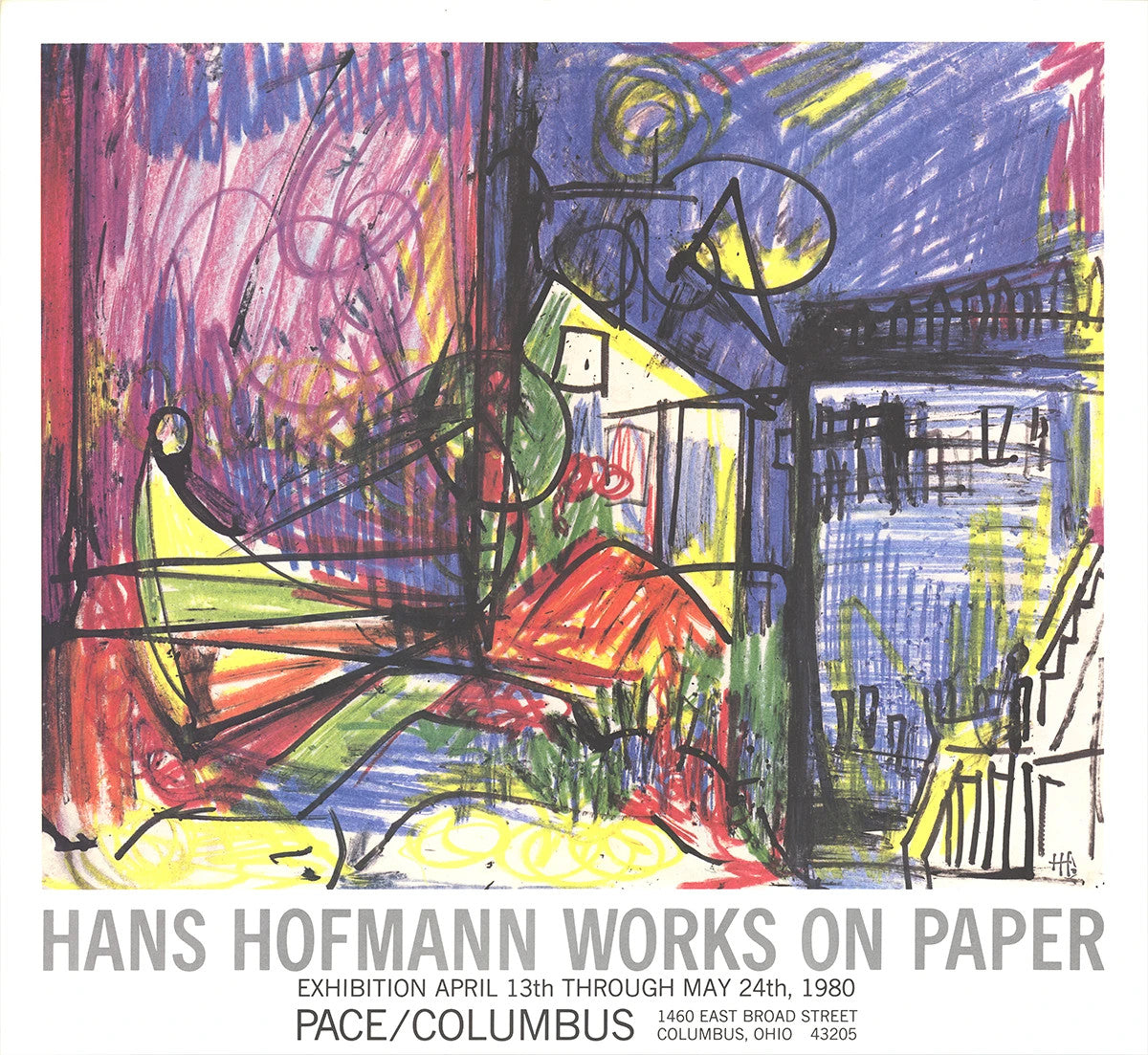 Hans Hofmann Landscape-Works On Paper " Poster Expressionism Mul