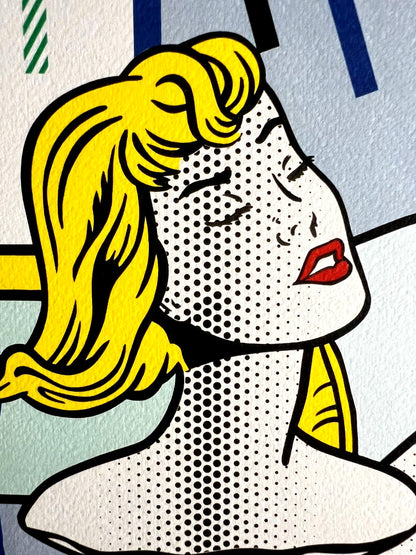 Roy Lichtenstein Lithograph Coa Signed Op Limited Rare