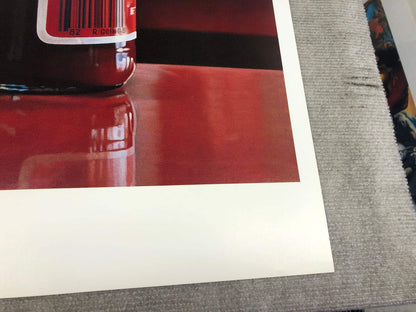 Ralph Goings Color Pick " Poster Realism Red, Multicolor Ketchup