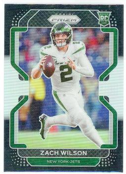 Zach Wilson 2021 Panini Chronicles Prizm Black Rookie Card #Pb-2