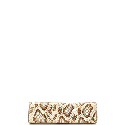 Gucci Ophidia Chain Shoulder Bag Raffia With Snakeskin Small