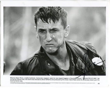 Sean Penn Autographed 8X10 Photo
