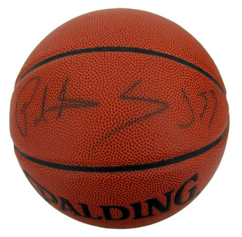Patrick Ewing Autographed Spalding Basketball New