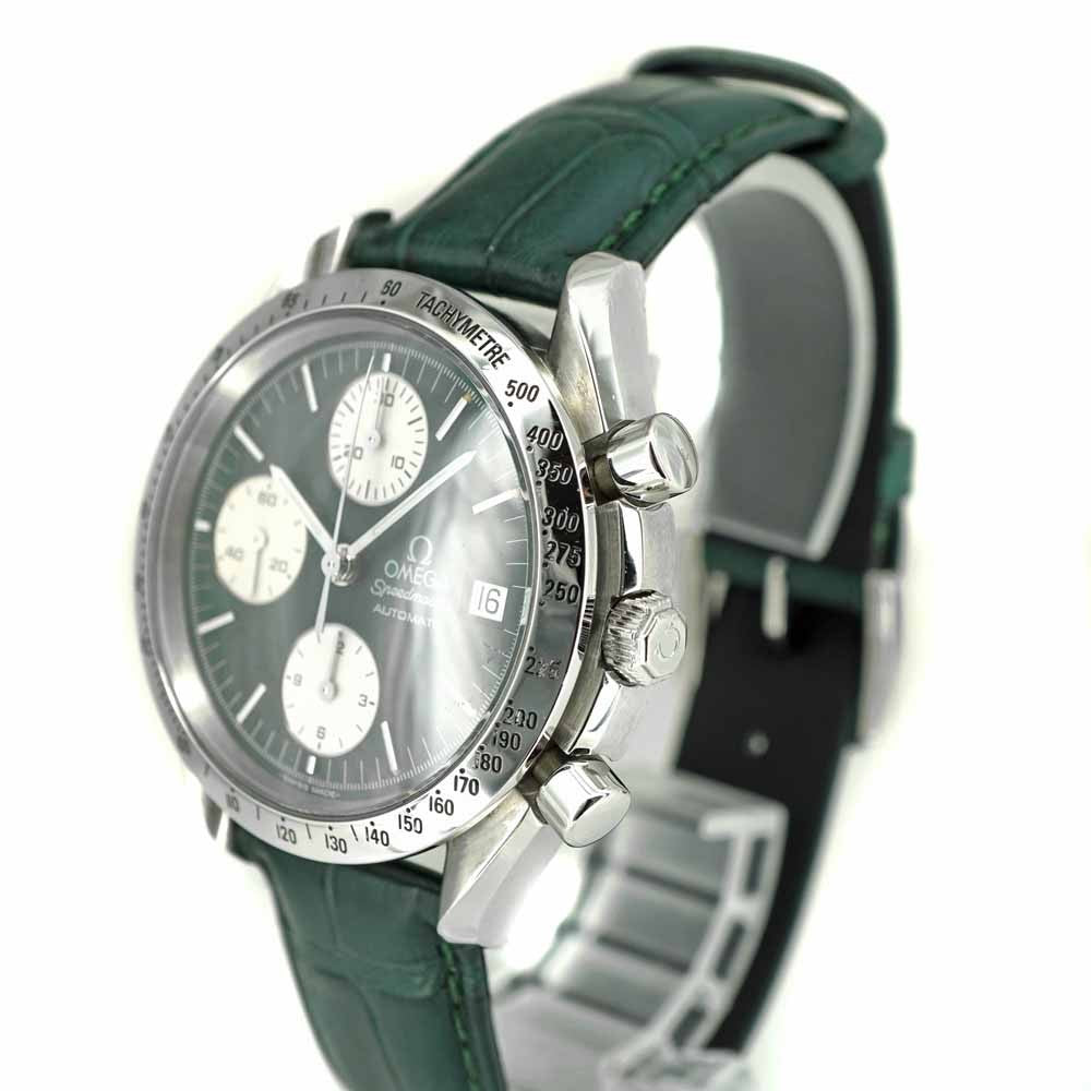 Omega Speedmaster 3811.70 Green Case Size 38Mm Men'S Used Watch #6102