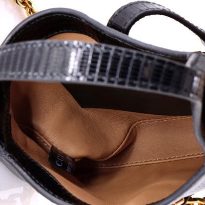 Gucci Jackie 1961 Chain Hobo Metallic Lizard Mini