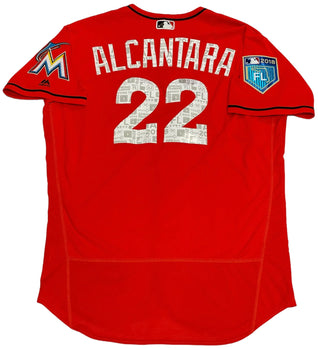 Sandy Alcntara Miami Marlins Game Used Jersey (Mlb)