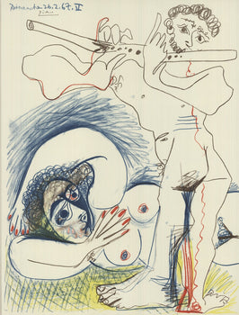 Pablo Picasso The Flutiste 