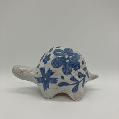 Blue Makoto KagoshimaTurtle Figurine
