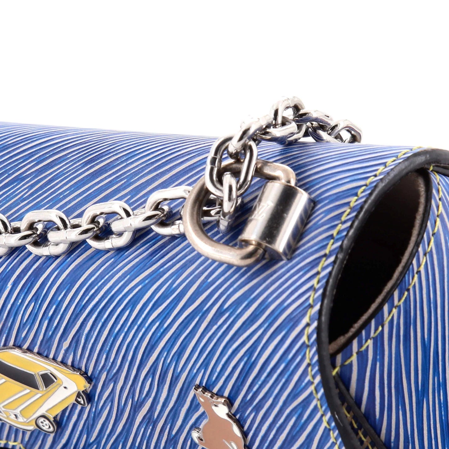 MM Louis Vuitton Twist Handbag Limited Edition Pin Embellished Epi Leather