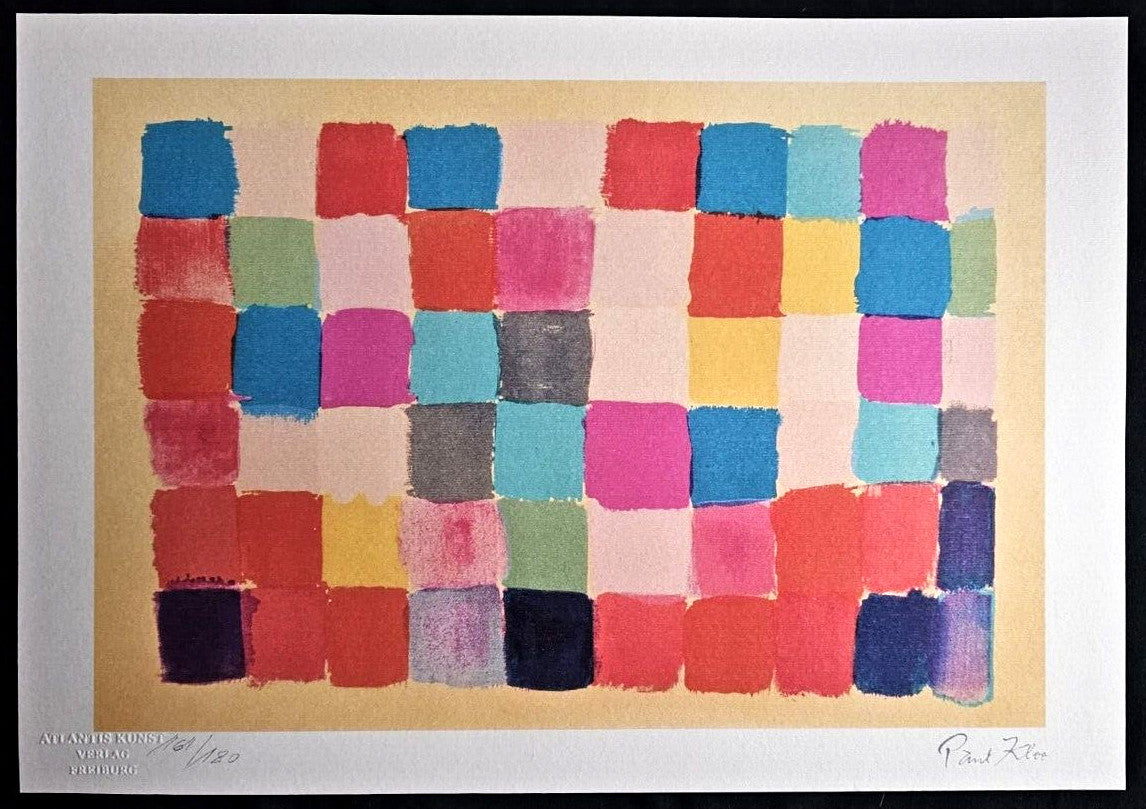 Paul Klee Lithograph Numbered Coa