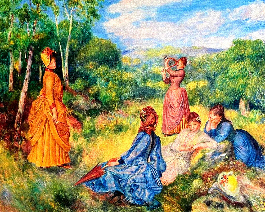 Pierre-Auguste Renoir Lithograph Coa Signed Numbered / Paul Czanne Gauguin