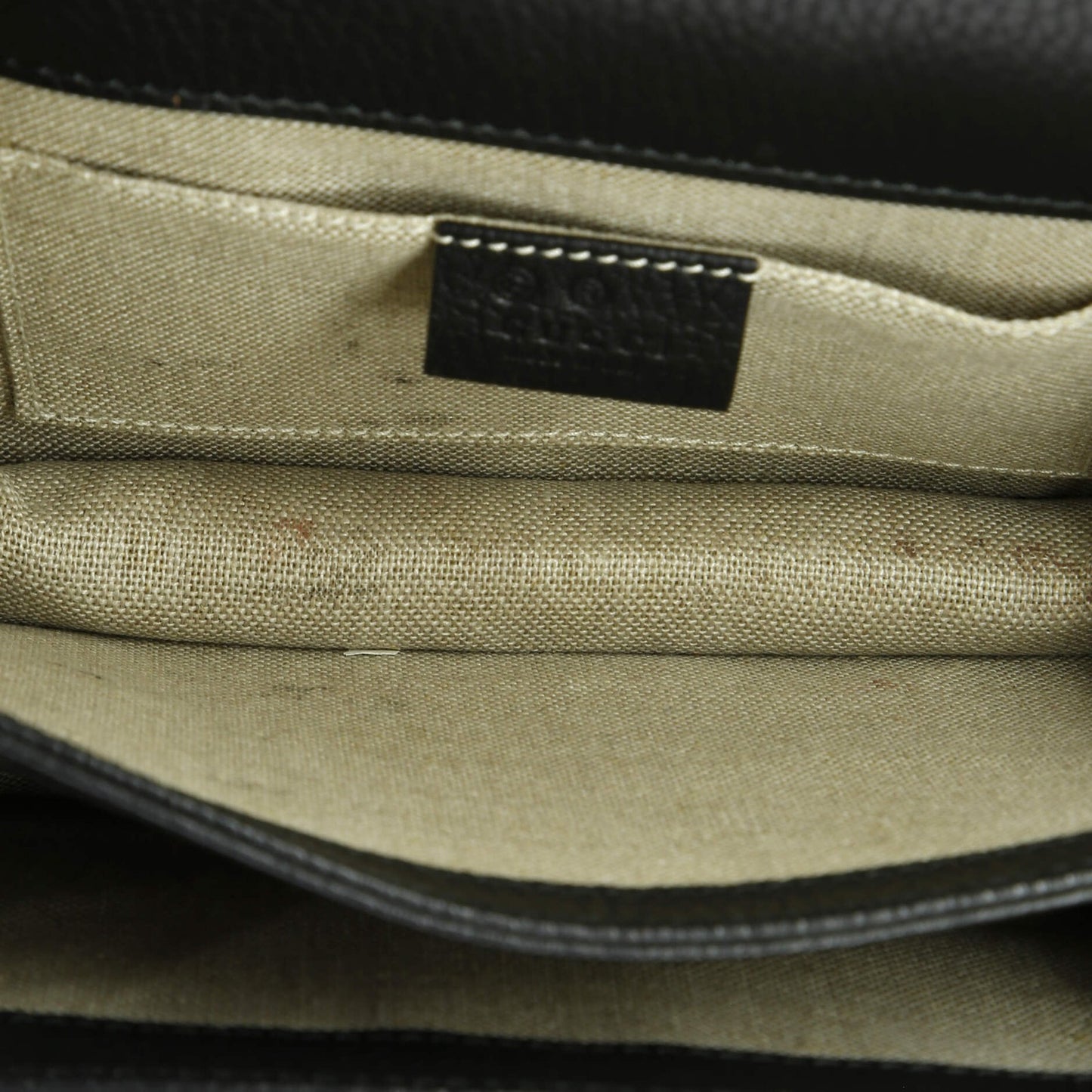 Gucci Interlocking Shoulder Bag Leather Small