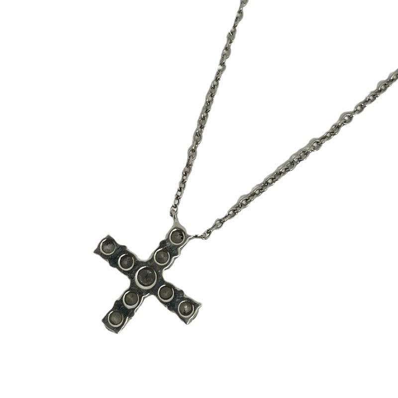Harry Winston Mini Cross Diamond Necklace Pt950