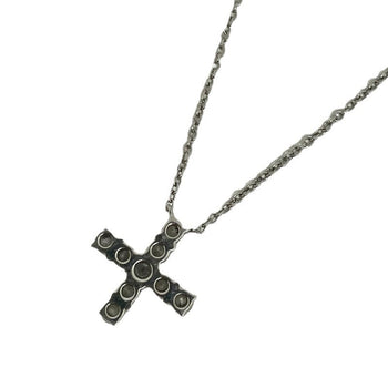 Harry Winston Mini Cross Diamond Necklace Pt950