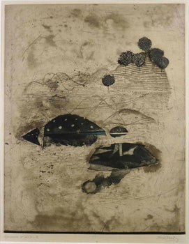 Johnny Friedlaender (German, 19121992) Original Etching 1956 Signed Framed