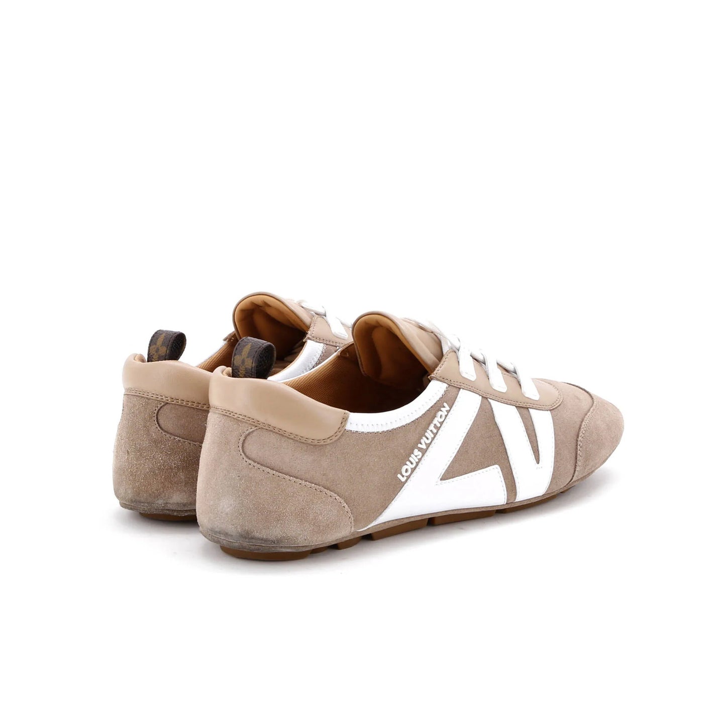 Louis Vuitton Women'S Lv Sneakerina Sneakers Leather And Suede