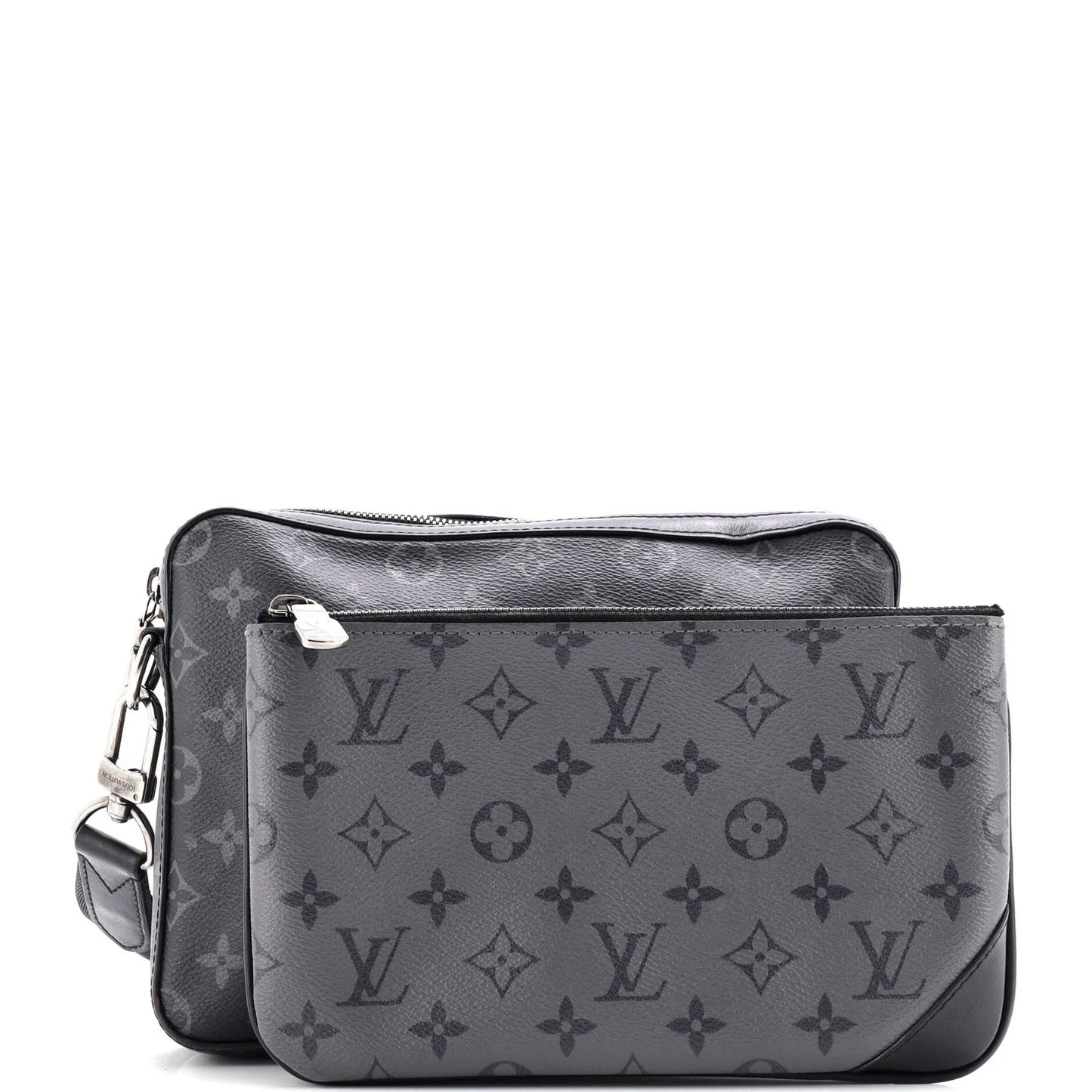 Louis Vuitton Trio Messenger Bag Reverse Monogram Eclipse Canvas