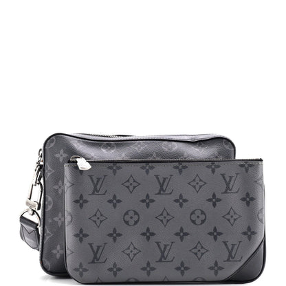 Louis Vuitton Trio Messenger Bag Reverse Monogram Eclipse Canvas