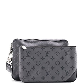 Louis Vuitton Trio Messenger Bag Reverse Monogram Eclipse Canvas