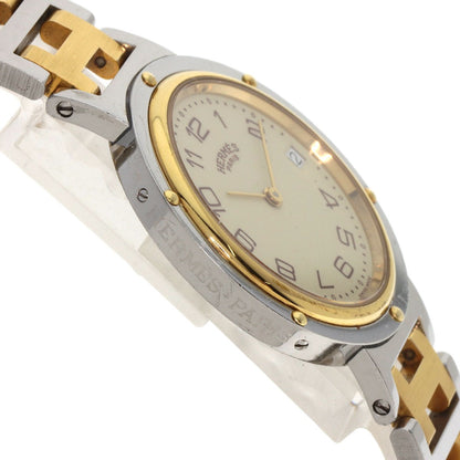 Hermes Clipper Old Belt Watches Stainless Steel/Ssxgp Mens