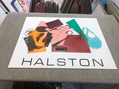 Andy Warhol Halston Advertising Campaign Poster " Serigraph Po