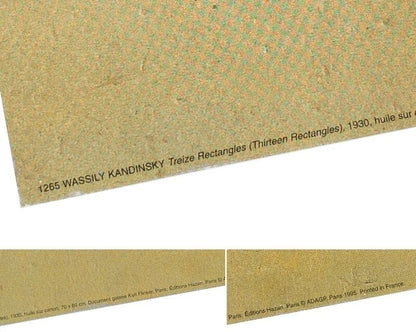 Wassily Kandinsky "Thirteen Rectangles" Vintage