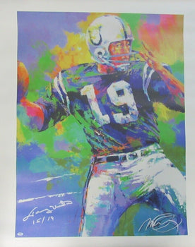 Johnny Unitas Hof Signed/Autographed 36X45.5