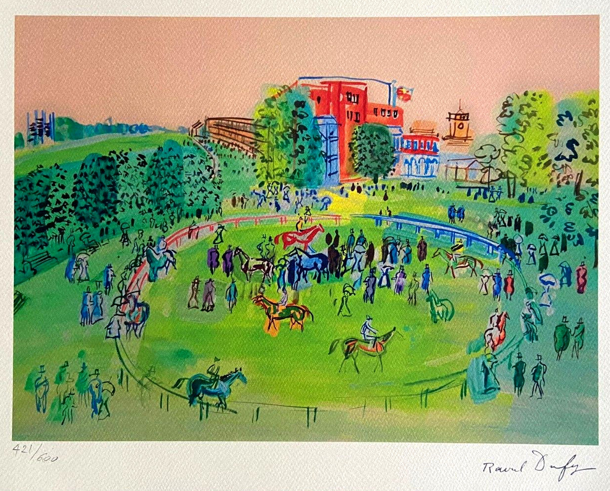Raoul Dufy, Lithograph Coa Original Museum Numbered By Hand Signed Op
