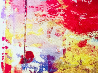 Numbered Sam Gilliam Lithograph with COA in Pencil