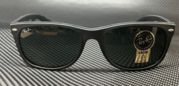 RAY BAN RB2132 646231 Rubber Black Square Unisex 52 mm Sunglasses
