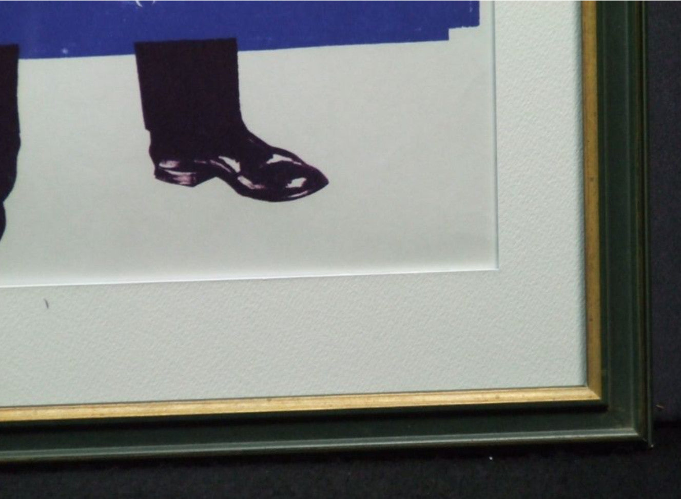 Erro Gudmundur Gudmundsson -No Excreting Original Serigraph Signed Framed
