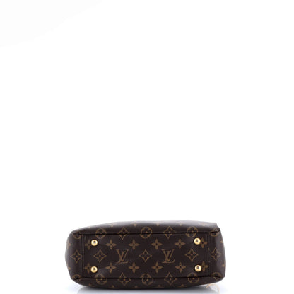 Louis Vuitton Pallas Tote Monogram Canvas With Leather Bb