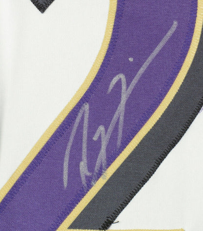 Signed Football Jersey Autographed By Ravens Lewis Ray Custom White JSA 156536