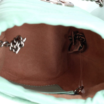 Gucci Gg Marmont Bucket Bag Matelasse Leather Mini