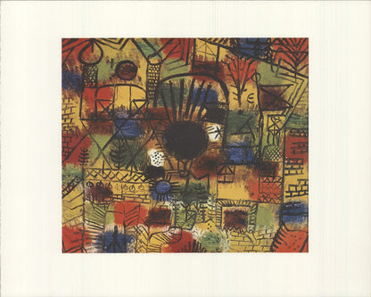 Paul Klee Composition With Black Focal Point " Offset Lithograph 1