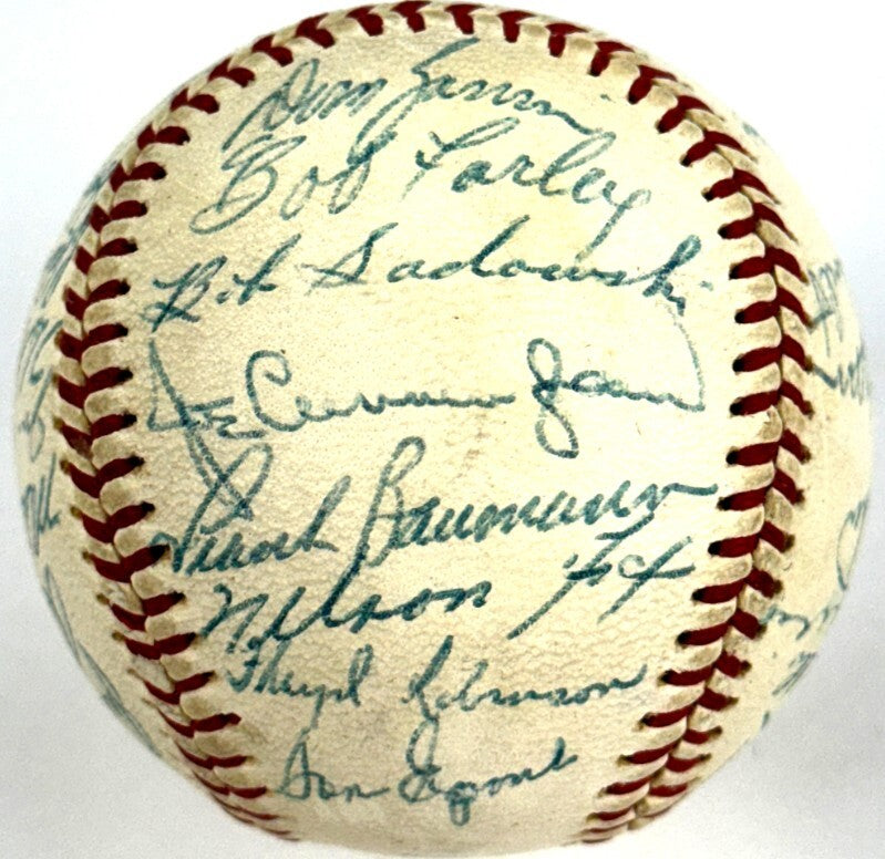 1962 Chicago White Sox Team Signed Baseball (30)