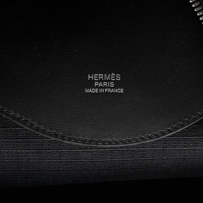 Hermes Allback Backpack Bivouac Toile With Leather