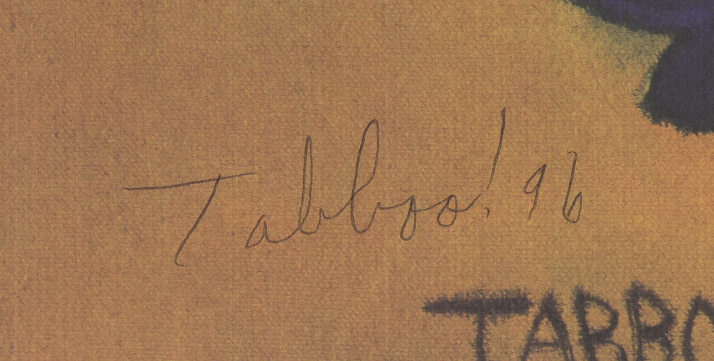 Stephen Tabboo Aka Tashjian Vase Of Flowers Adf Signed " Offset