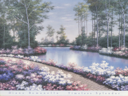 Contemporary Offset Lithograph 1995 36" x 48" Timeless Splendor