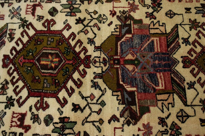 Handmade Geometric Design Oriental Runner Rug