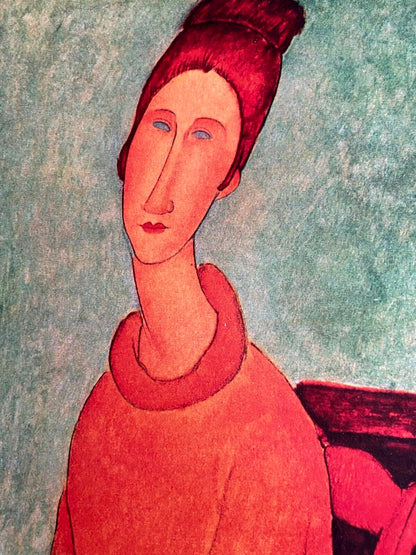 Amedeo Modigliani Lithograph Coa 1952 Museum Signed - Edvard Munch