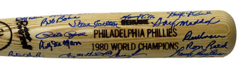 1980 World Series Champs Phillies Bat Signed By