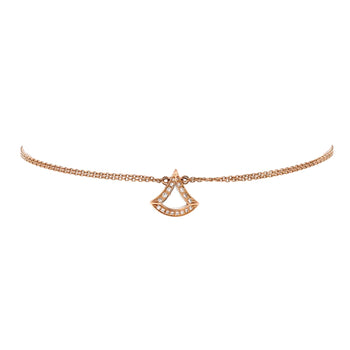 Bvlgari Divas' Dream Open Bracelet Necklace 18K Rose Gold And Diamonds