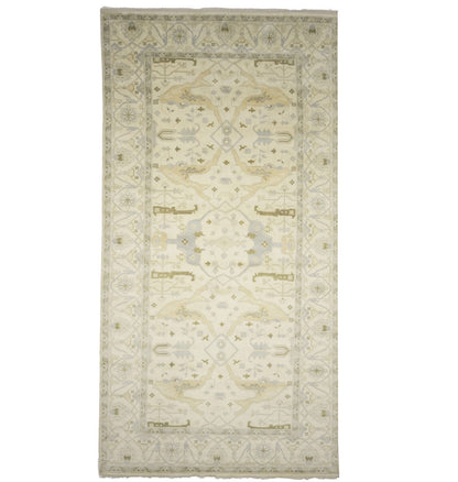 Handmade Extra Large Oushak Oriental Rug Muted