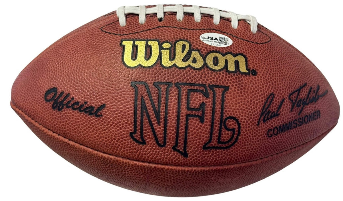 Official Autographed Jim Brown Wilson NFL Football JSA